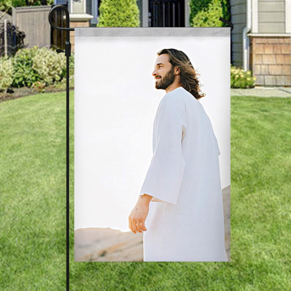 I Believe in Christ Flag, Jesus Garden Flag, Garden Flag, Welcome Garden Flags, Christian Flag, Scripture Flag, Garden Banner