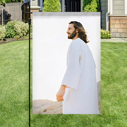 I Believe in Christ Flag, Jesus Garden Flag, Garden Flag, Welcome Garden Flags, Christian Flag, Scripture Flag, Garden Banner