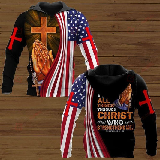 I Can Do All Thing God 3D Hoodie For Man And Women, Jesus Printed 3D Hoodie