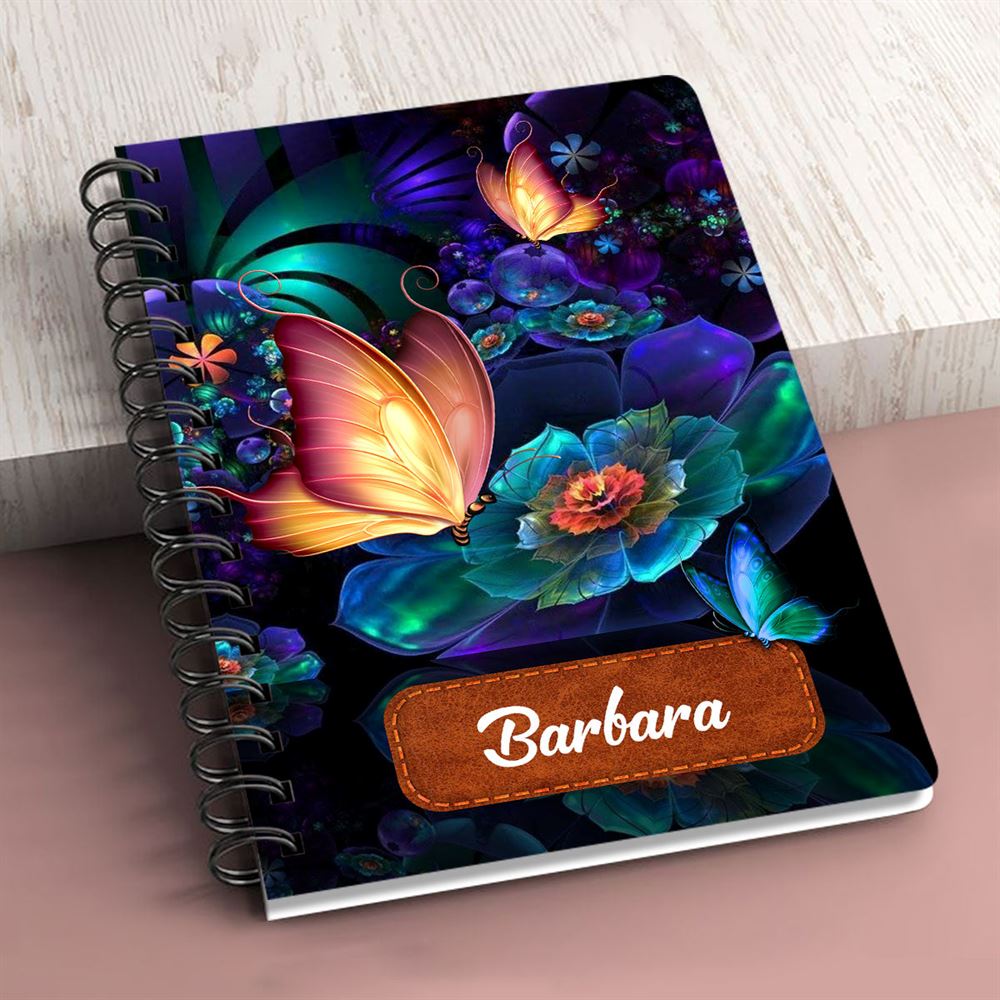 I Can Do All Things Through Christ Personalized Spiral Notebook, Scripture Gifts For Christian