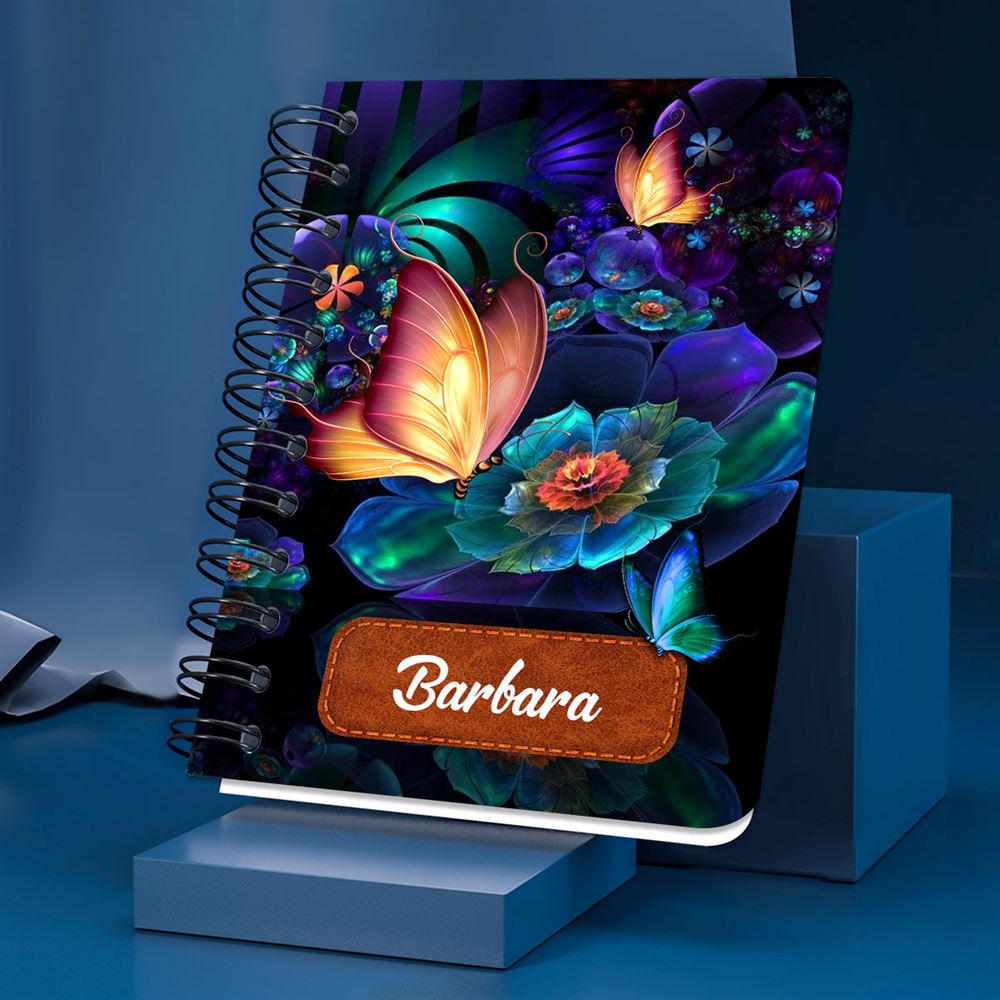 I Can Do All Things Through Christ Personalized Spiral Notebook, Scripture Gifts For Christian