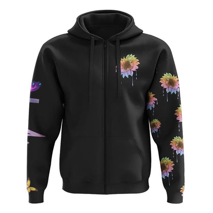 I Can Only Image Faith Rose Butterfly Cross All Over Print 3D Hoodie, Christian Hoodie, Christian Sweatshirt, Bible Verse Shirt