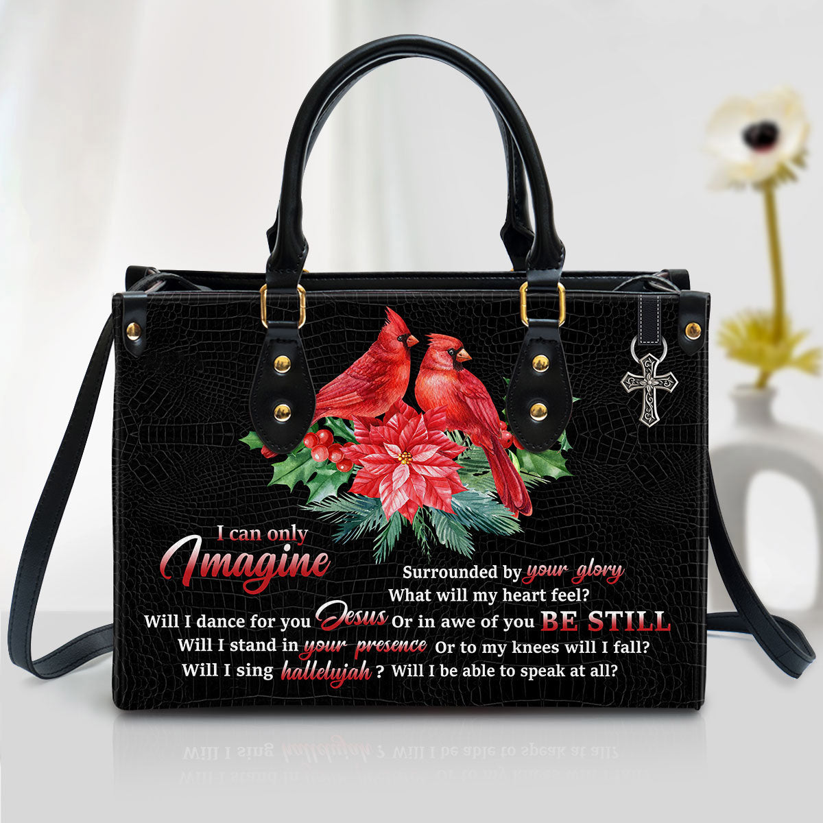 I Can Only Imagine Leather Bag, Christian Pu Leather Bags For Women