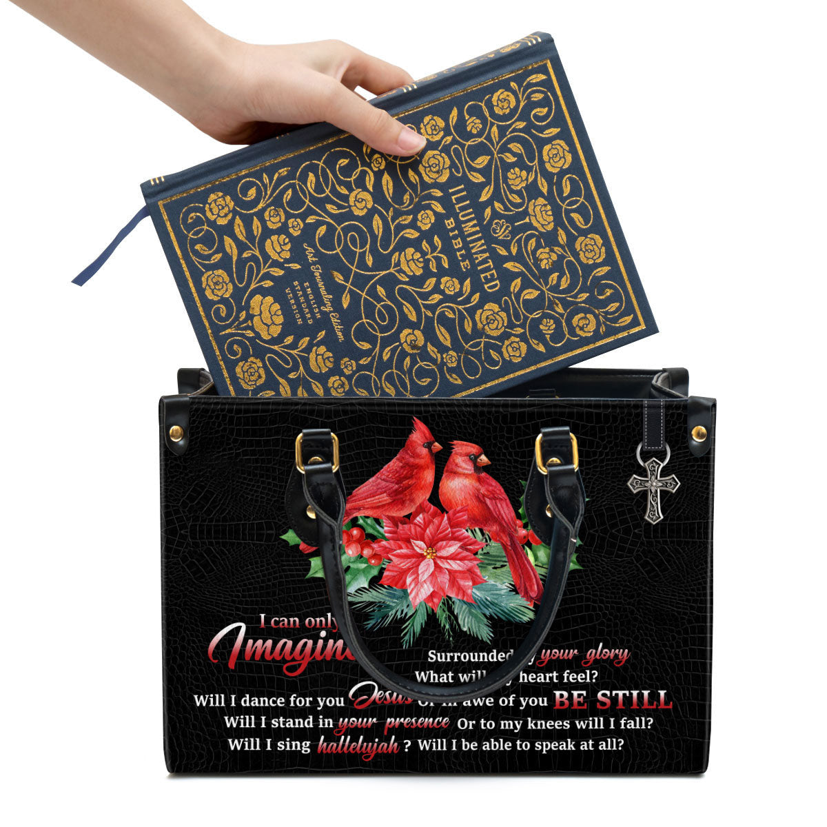 I Can Only Imagine Leather Bag, Christian Pu Leather Bags For Women