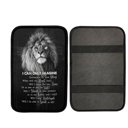 I Can Only Imagine Lion Of Judah Car Center Console Cover, Christ Car Armrest Accessories