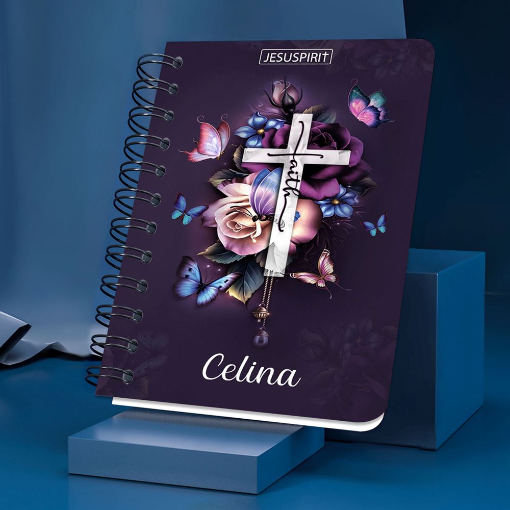I Can Only Imagine Personalized Spiral Notebook, Scripture Gifts For Christian