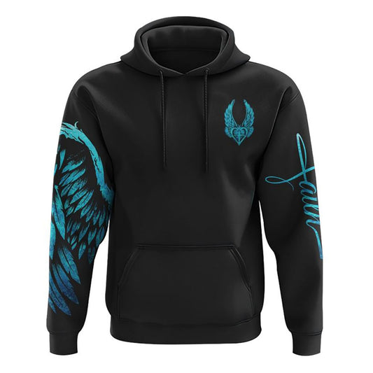 I Know Heaven Is A Beautiful Place All Over Print 3D Hoodie, Christian Hoodie, Christian Sweatshirt, Bible Verse Shirt