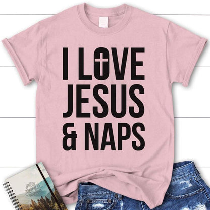 I Love Jesus And Naps, Christian T Shirt, Jesus Shirts, Blessed T Shirt, Bible T shirt, T shirt Women