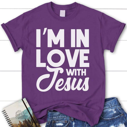 I'M In Love With Jesus Christian T Shirt, Blessed T Shirt, Bible T shirt, T shirt Women