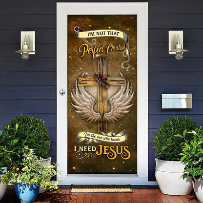 I Need Jesus Door Cover, Christian Door Decor, Door Christian Church, Christian Door Plaques