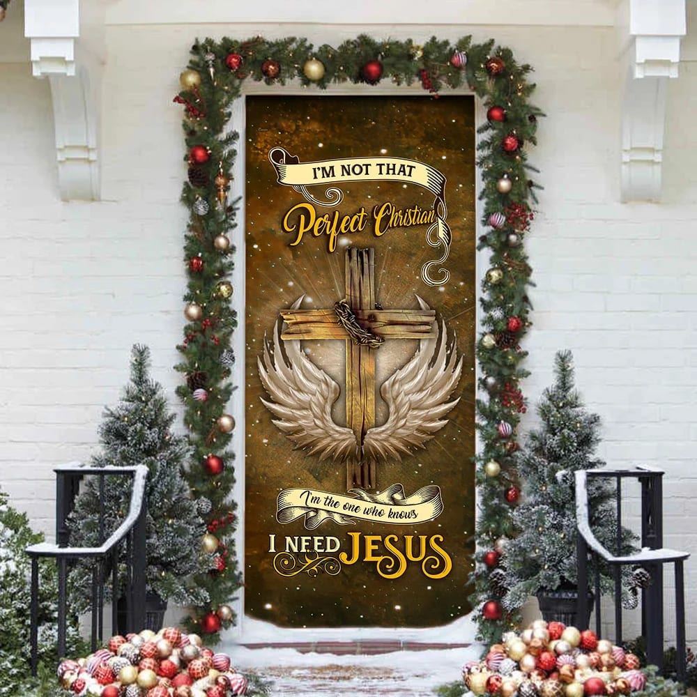I Need Jesus Door Cover, Christian Door Decor, Door Christian Church, Christian Door Plaques