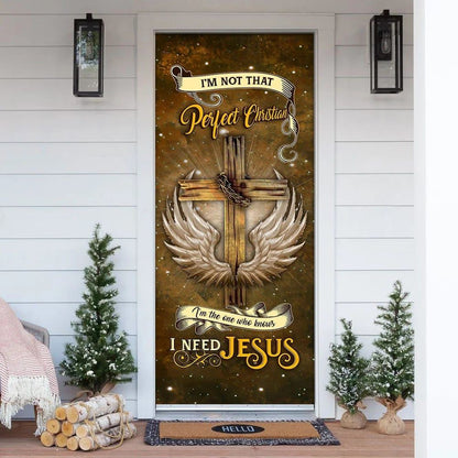 I Need Jesus Door Cover, Christian Door Decor, Door Christian Church, Christian Door Plaques