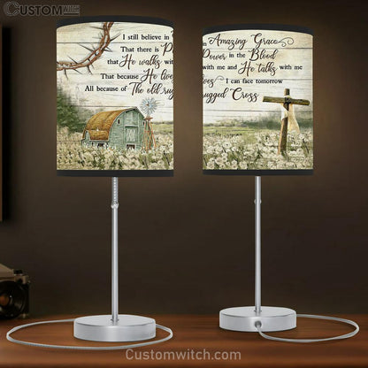 I Still Believe In Amazing Grace Table Lamb Prints - Bible Verse Lamb Gift - Christian Home Decor