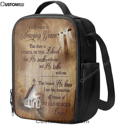 I Still Believe In Amazing Grace Lunch Bags, Christian Lunch Bag, Religious Lunch Box For School, Picnic