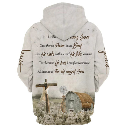 I Still Believe In Amazing Grace That There Is Power In The Blood Hoodie For Men & Women, God 3D Printed Hoodie, Christian Apparel Hoodies