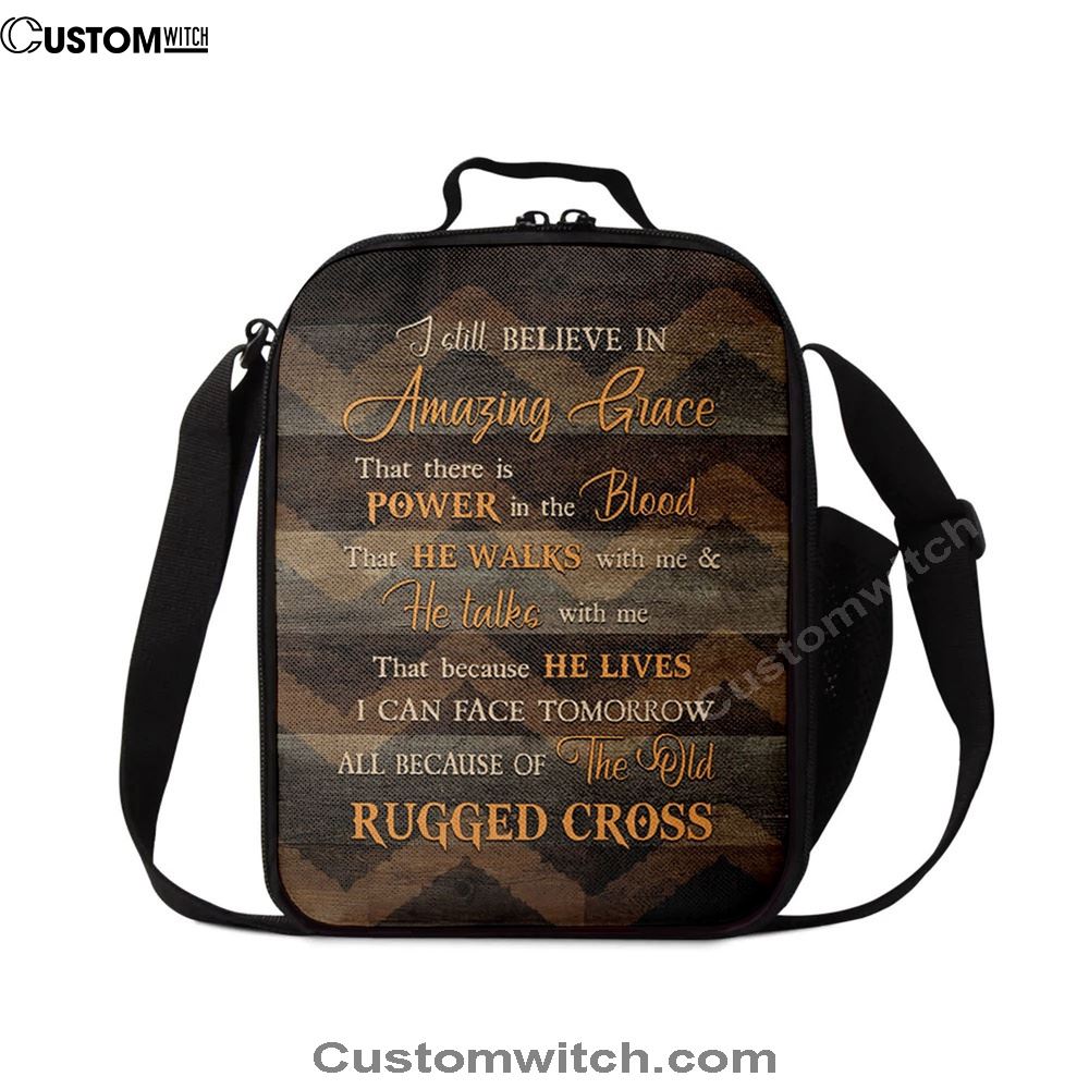 I Still Believe In Grace Lunch Bag, Christian Lunch Bag, Religious Lunch Box For School, Picnic