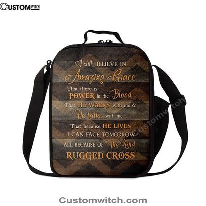 I Still Believe In Grace Lunch Bag, Christian Lunch Bag, Religious Lunch Box For School, Picnic