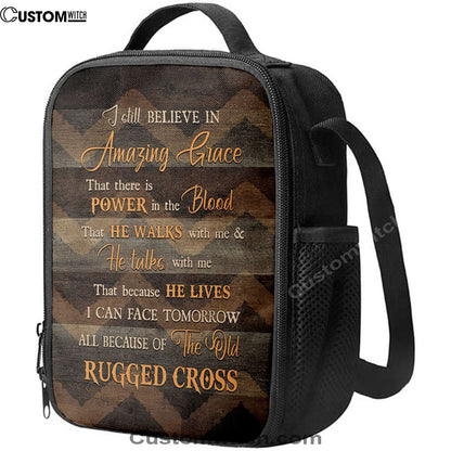 I Still Believe In Grace Lunch Bag, Christian Lunch Bag, Religious Lunch Box For School, Picnic
