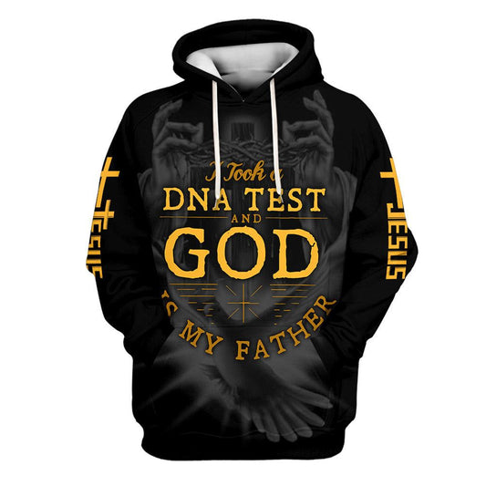 I Took A Dna Test And God Is My Father Hoodies Men & Women, God 3D Printed Hoodie, Christian Apparel Hoodies