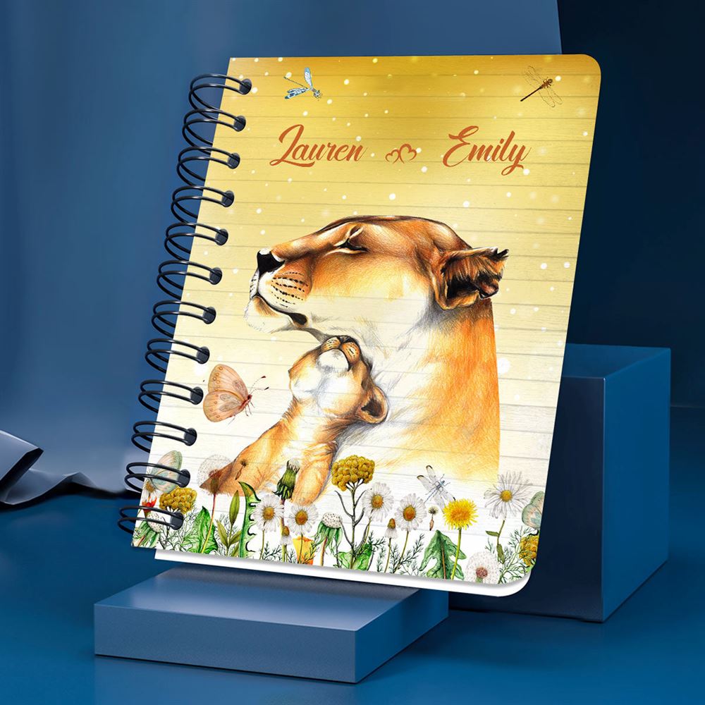 I Will Always Be Your Little Girl Personalized Spiral Notebook For Mom, Christian Spiral Notebooks