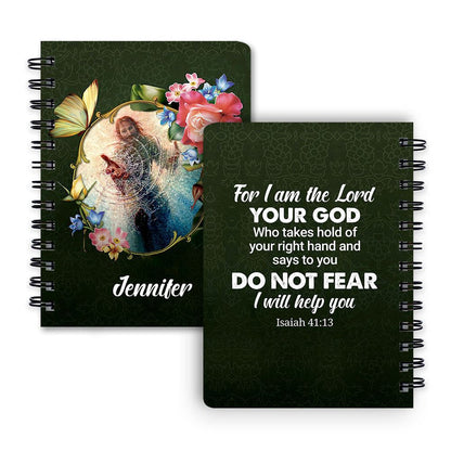 I Will Help You Personalized Spiral Notebook, Christian Spiral Notebooks