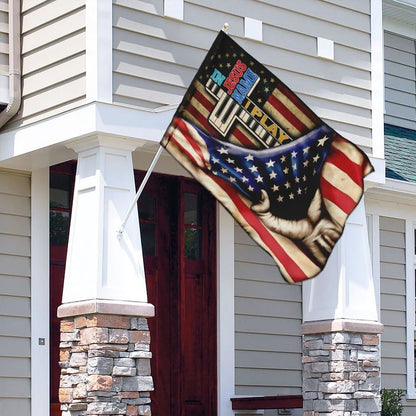 In Jesus Name I Play Piano Flag, Outdoor Christian House Flag, Christian Flag, Scripture Flag, Garden Banner