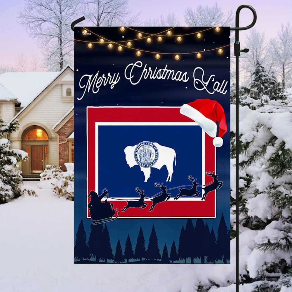 Indiana State Merry Christmas Y'all Flag, Christmas Garden Flag, Home Decor Accessories, Christmas Outdoor Decor Ideas
