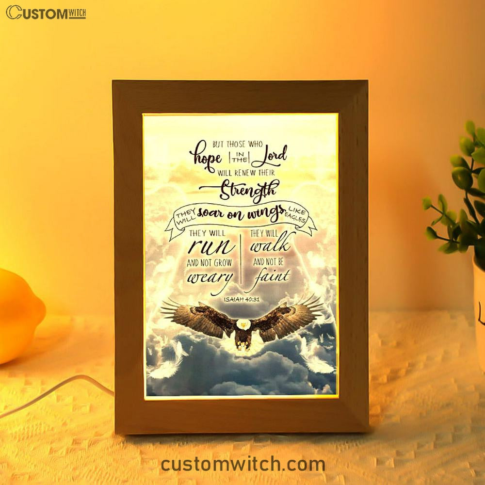 Isaiah 4031 Those Who Hope In The Lord Bible Verse Decor Art - Bible Verse Decor - Scripture Art