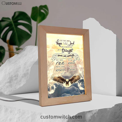 Isaiah 4031 Those Who Hope In The Lord Bible Verse Decor Art - Bible Verse Decor - Scripture Art
