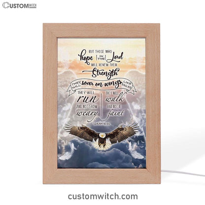 Isaiah 4031 Those Who Hope In The Lord Bible Verse Decor Art - Bible Verse Decor - Scripture Art