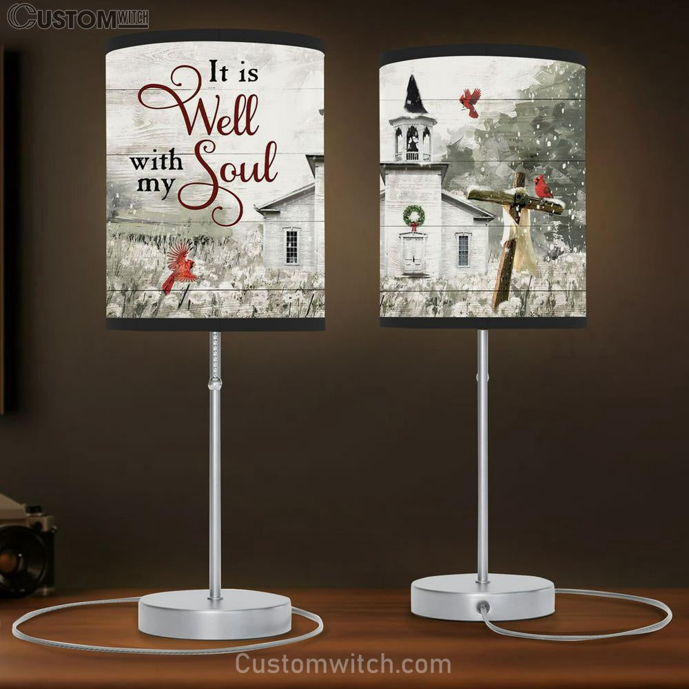 It Is Well With My Soul Country Church Table Lamb Prints - Religious Wall Decor - Christian Table Lamb Gift