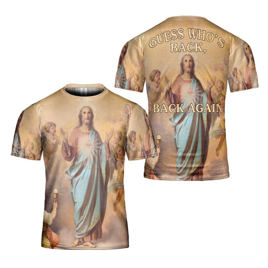 Jesus All Over Print 3D T-Shirt, Gift For Christian, Jesus Shirt