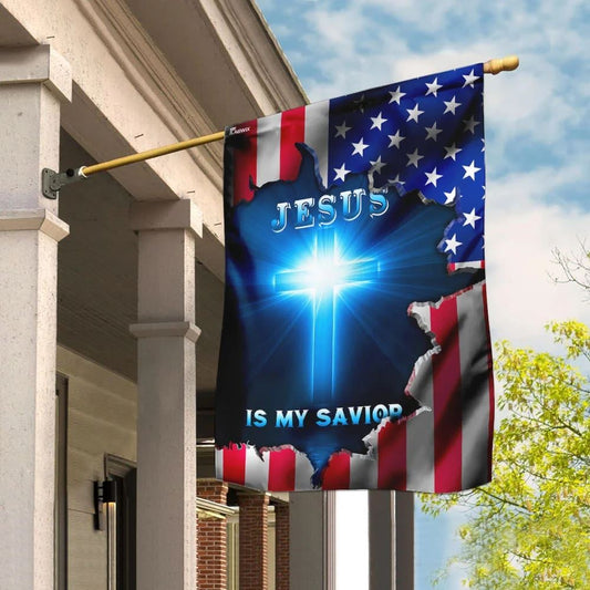 Jesus American House Flags, Christian Flag, Scripture Flag, Garden Banner