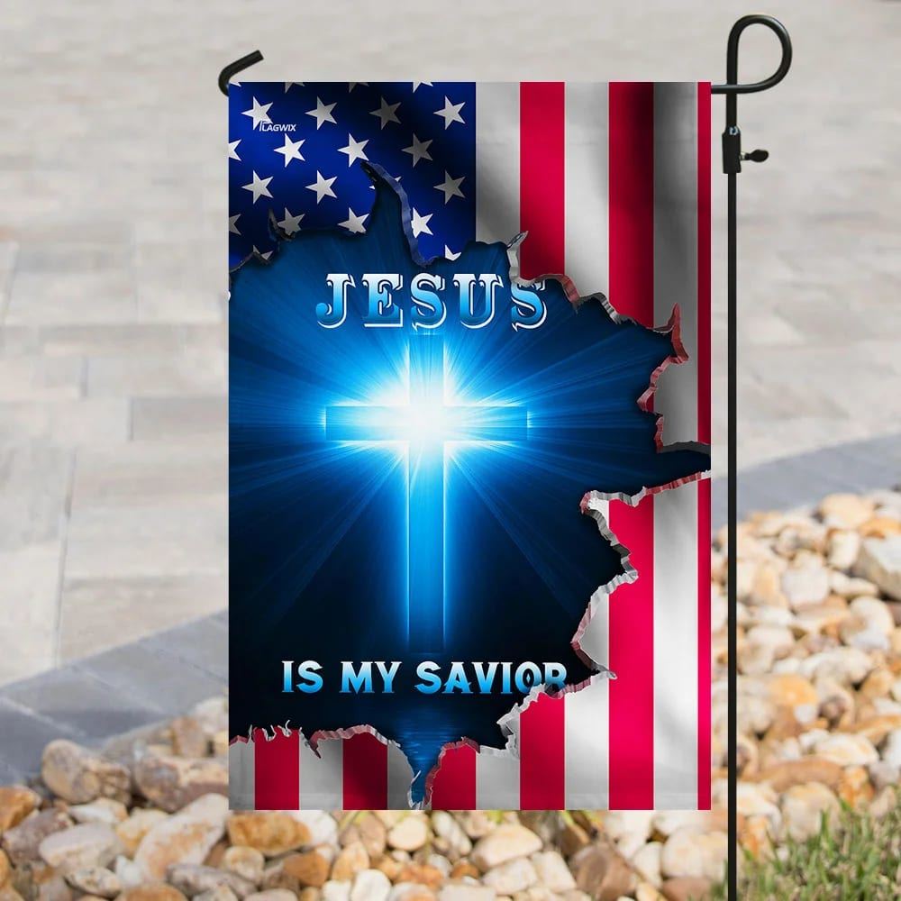 Jesus American House Flags, Christian Flag, Scripture Flag, Garden Banner