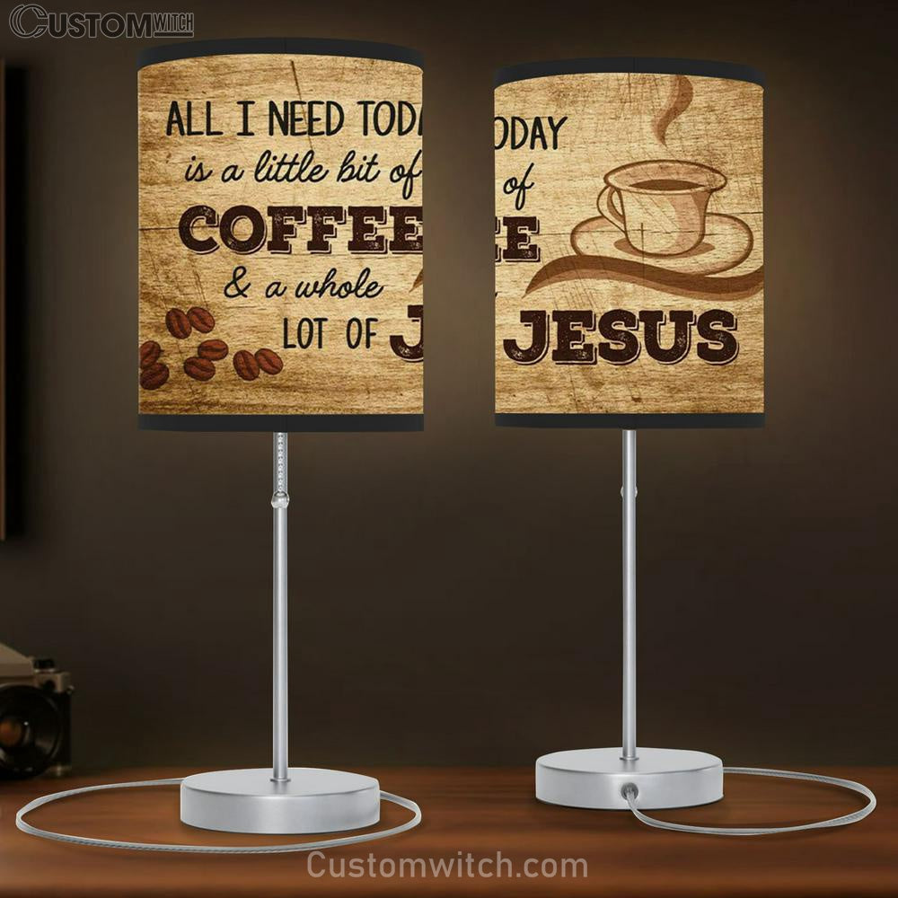 Jesus And Coffee Table Lamb Gift - Christian Lamb Gift Decor - Christian Bedroom Decor