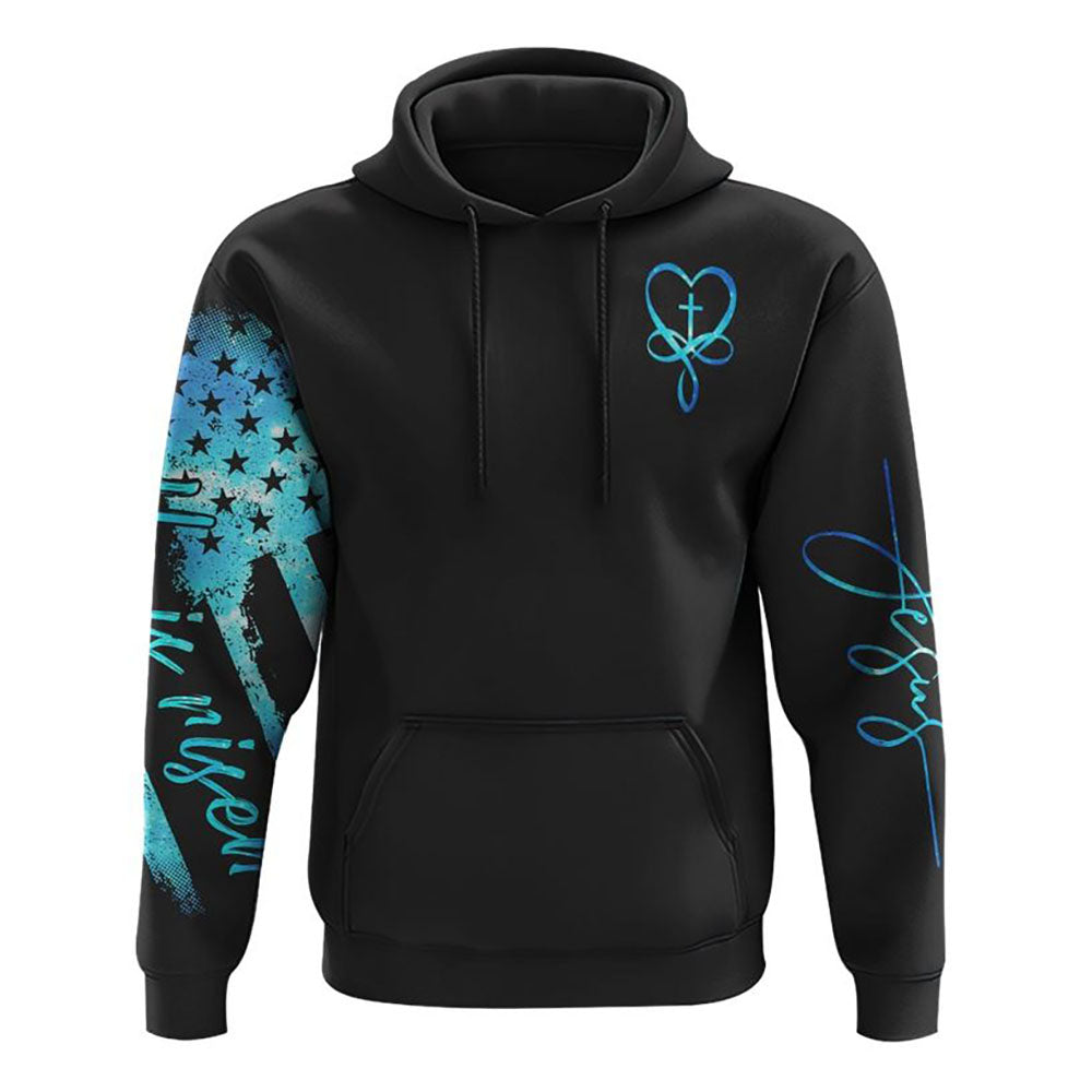 Jesus And Dove Watercolor All Over Print 3D Hoodie, Christian Hoodie, Christian Sweatshirt, Bible Verse Shirt
