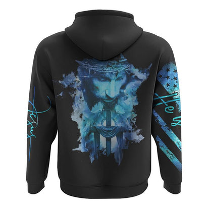Jesus And Dove Watercolor All Over Print 3D Hoodie, Christian Hoodie, Christian Sweatshirt, Bible Verse Shirt