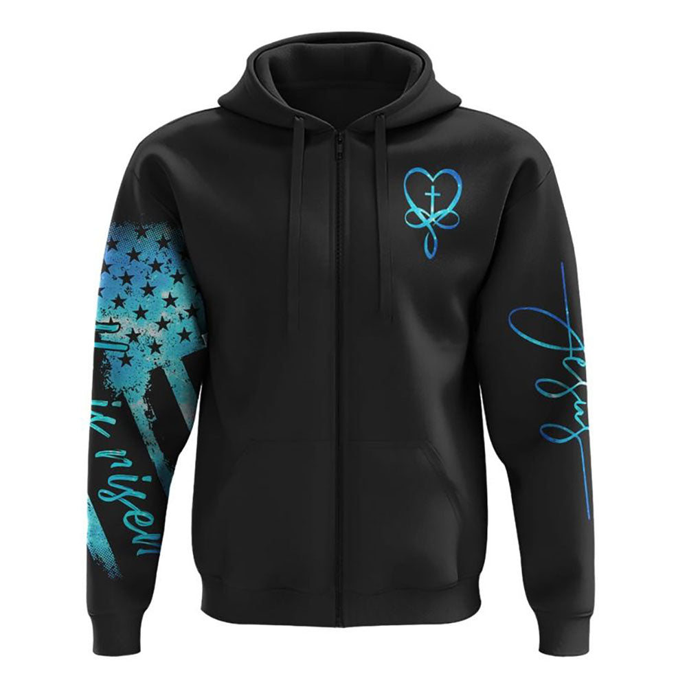 Jesus And Dove Watercolor All Over Print 3D Hoodie, Christian Hoodie, Christian Sweatshirt, Bible Verse Shirt