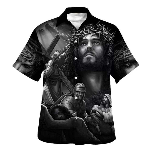 Jesus And His Warriors Are Fighting Hawaiian Shirt For Men, Christian Hawaiian Shirt, Gift For Christian