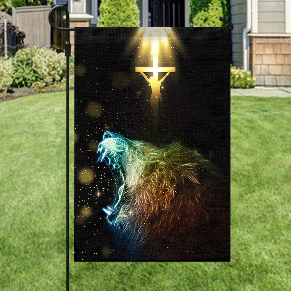 Jesus And Lion Flag, Jesus Flag, Cross Jesus Flag, Garden Flag For Outside, Welcome Flag, Christian Flag, Scripture Flag, Garden Banner