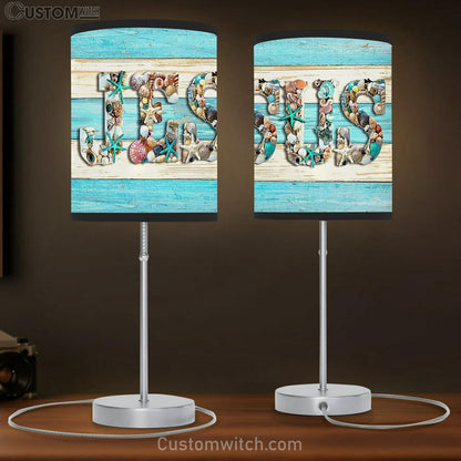 Jesus Beach Table Lamb Prints - Jesus Christ Table Lamb - Christian Table Lamb Prints