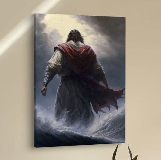 Jesus Calms The Storm Canvas Pictures - Christian Wall Art - Jesus Canvas Art