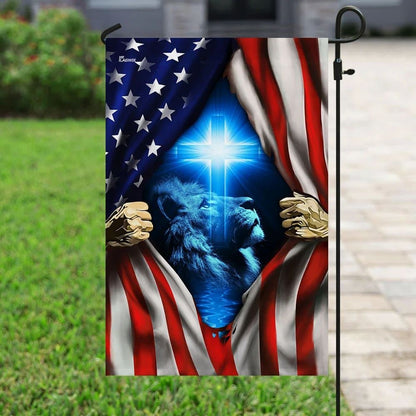 Jesus Christ American House Flags, Christian Flag, Scripture Flag, Garden Banner
