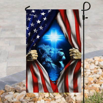 Jesus Christ American House Flags, Christian Flag, Scripture Flag, Garden Banner