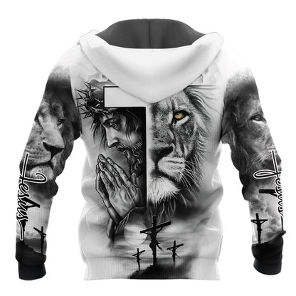 Jesus Christ And Cross God 3D Hoodie For Man And Women, Jesus Printed 3D Hoodie