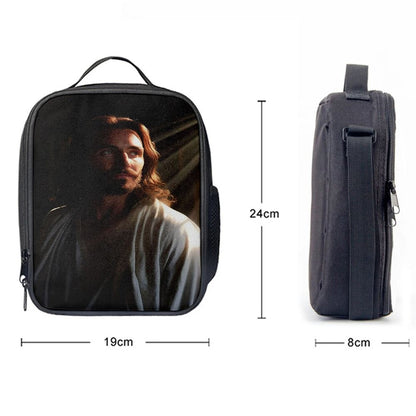 Jesus Christ Art Lunch Bag, Christian Lunch Box For School, Picnic