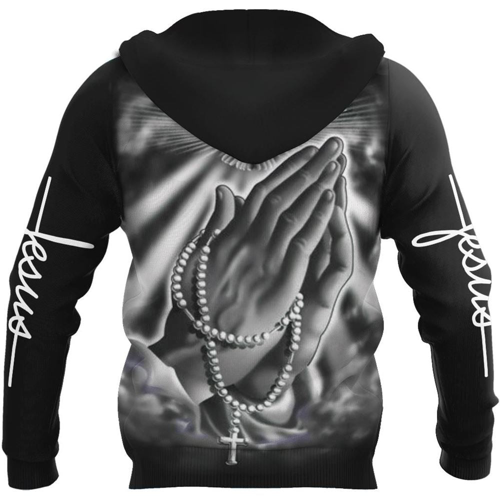 Jesus Christ Bless Hand God 3D Hoodie For Man And Women, Jesus Printed 3D Hoodie