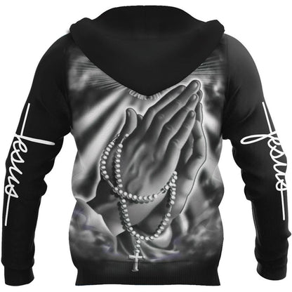 Jesus Christ Bless Hand God 3D Hoodie For Man And Women, Jesus Printed 3D Hoodie