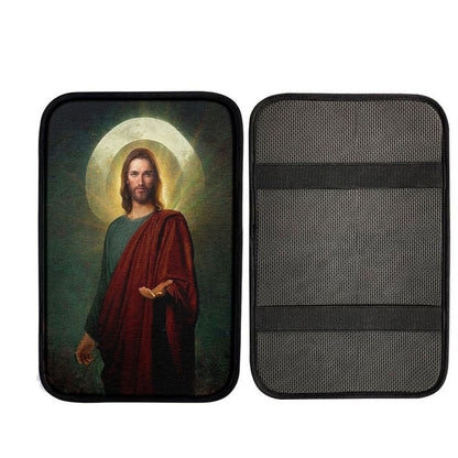 Jesus Christ Car Center Console Cover, Christian Car Armrest Accessories