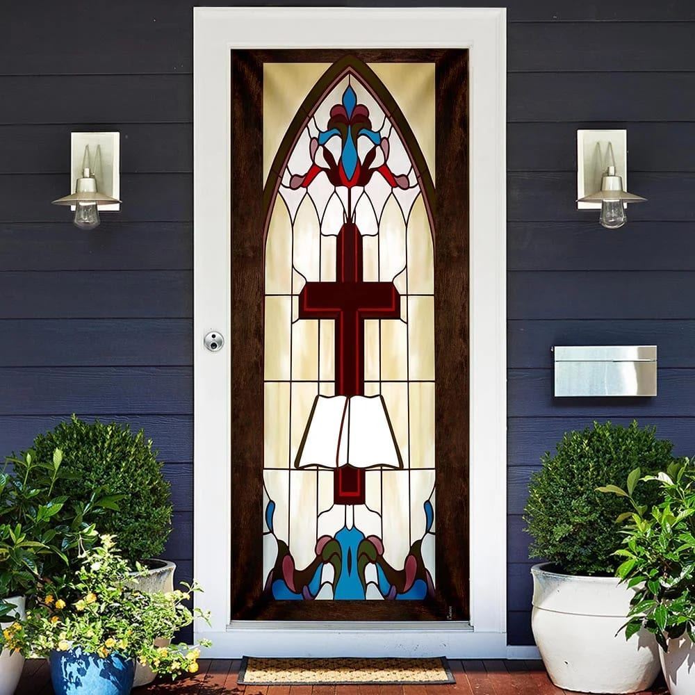 Jesus Christ Cross Door Cover, Christian Door Decor, Door Christian Church, Christian Door Plaques